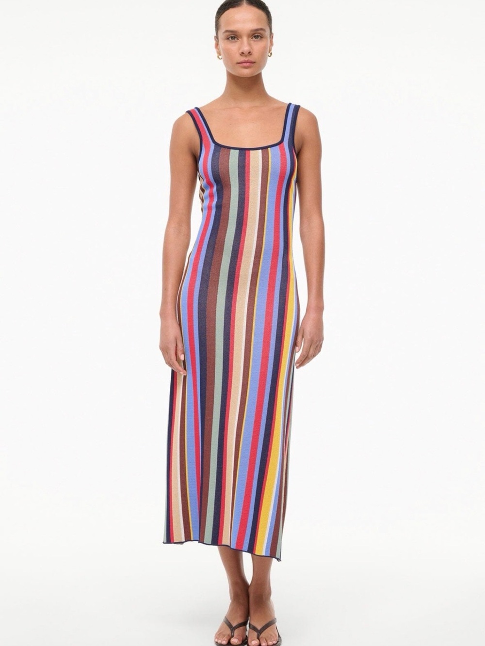 STAUD Katie Market Stripe Dress- NWT, SM